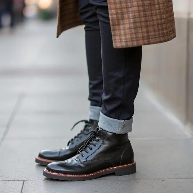 A stylish person wearing SoleMate shoes